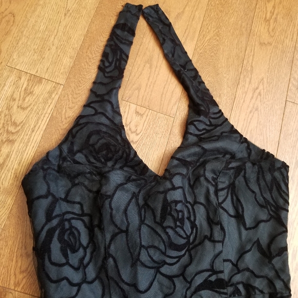 👗NIKI BLACK CHIFFON SEMI DRESS - Picture 5 of 10